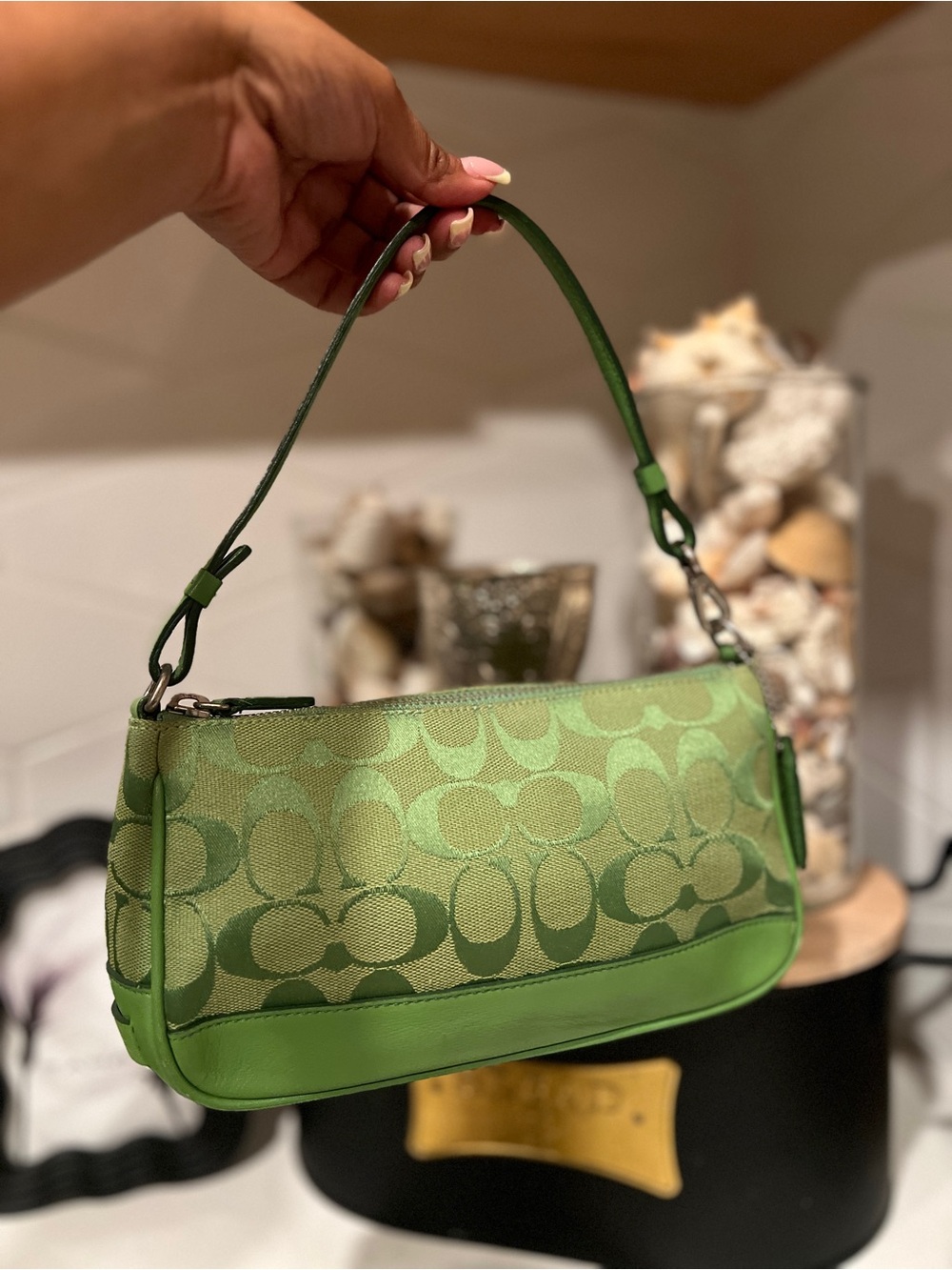 Y2K rare green Demi bag